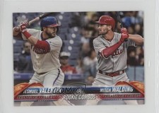2018 Topps Mini Rookie Combos Jesmuel Valentin Mitch Walding #US106 qf6