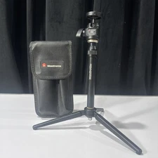 Manfrotto Mini 3007 Tabletop Tripod Kit 482 Head Extension & Case