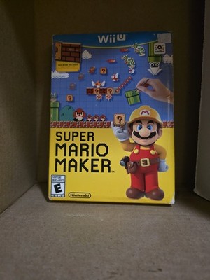Super Mario Maker (Nintendo Wii U, 2015) CIB COMPLETE