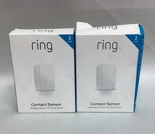 Ring Alarm Wireless Contact Sensor 2nd Gen Door & Window (2-Pack) New *Lot of 2*