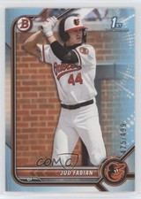 2022 Bowman Draft Sky Blue 475/499 Jud Fabian #BD-114 11s9