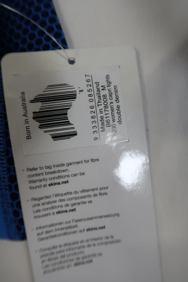 SKINS A200 Compression Tights Women’s Size Medium (26X17) Blue NEW Workout Gym - Image 4 of 4
