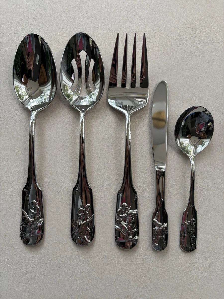 A*u様 ラルフローレン コンチョ ステンレス サラダ フォーク 5本　 ナバホ A*u様 ラルフローレン コンチョ ステンレス サラダ フォーク 5本