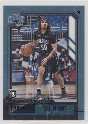2020-21 Panini Chronicles Playbook Blue 91/99 Cole Anthony #186 0ey4