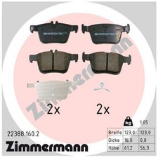 Satz Bremsbeläge Bremsklötze hinten für Seat Ateca KH7 Leon 5F1 | 24218442