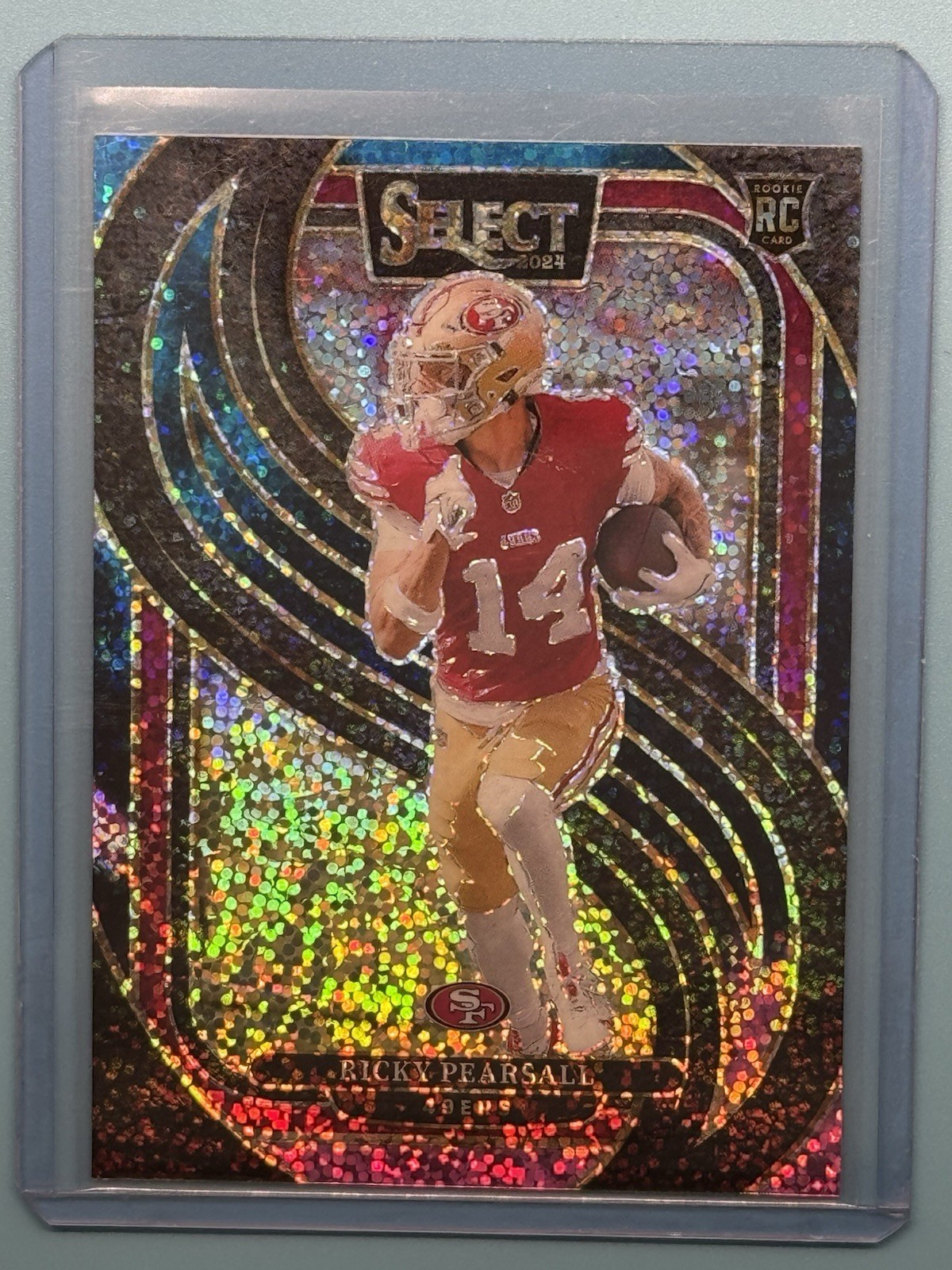 2024 Select Ricky Pearsall Cosmic Prizm SSP Case Hit #173 Premier Level Niners
