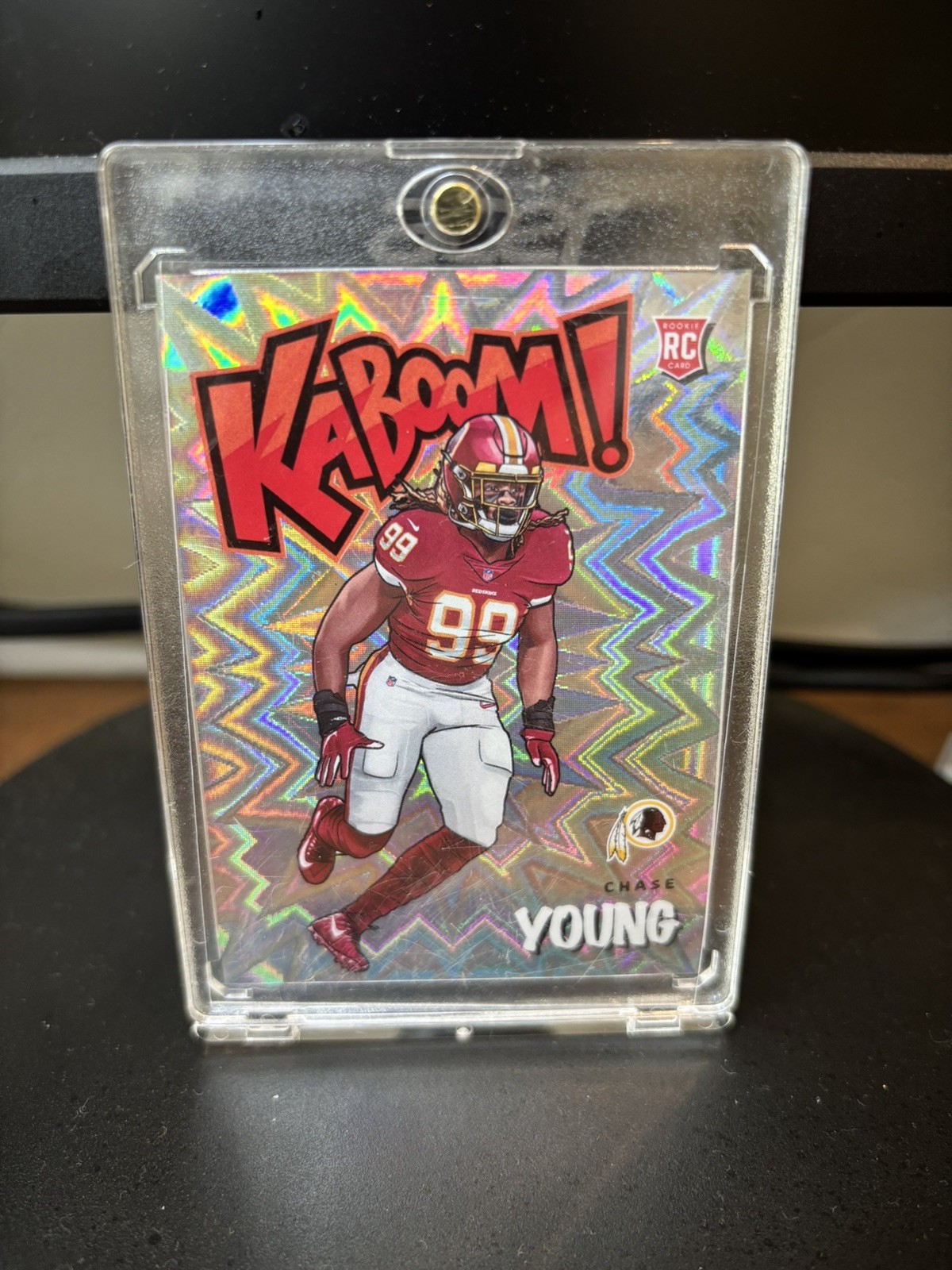 2020 Absolute - Chase Young Kaboom! #K-CY1 RC Rookie Case Hit Commanders