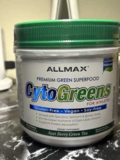 ALLMAX Nutrition - Cytogreens Super Greens Powder, Infused with Spirulina, Spina