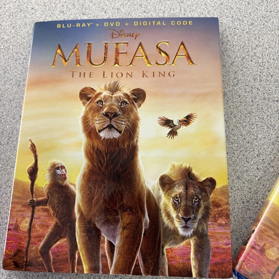 Mufasa: The Lion King Blu-ray + DVD + Digital W/Slipcover  New Sealed  - Image 3 of 4