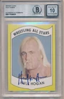 HULK HOGAN 1982 WRESTLING STARS REPRINT SIGNED AUTOGRAPH BGS 10 AUTHENTIC AUTO