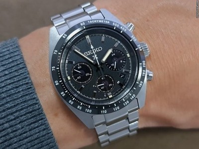 Seiko Prospex SSC819P1 X SpeedTimer Chronograph Black Analog Solar