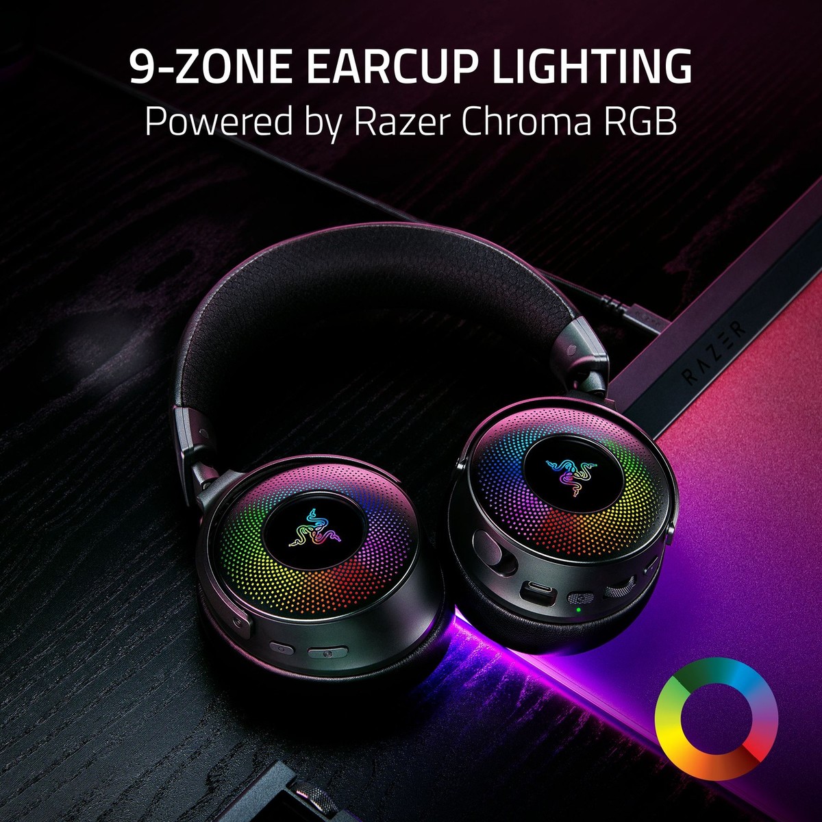Razer base stationv2chroma、kraken v4 pro Razer Kraken V4 Pro Wireless Gaming Headset with Control Hub | eBay