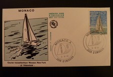 Monaco Premier Jour Fdc Yvert 1490 Trimaran 4F 1985