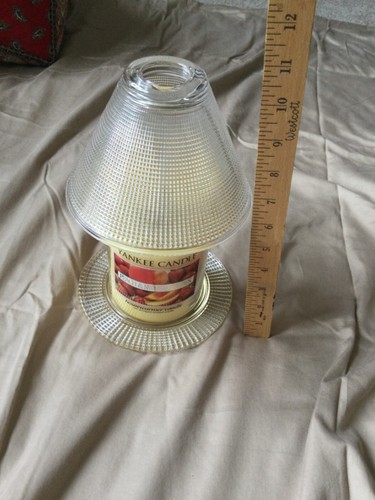Clear Pressed Glass Candle Lamp - Base, Stand, and Shade - Pre-owned - Picture 17 of 17