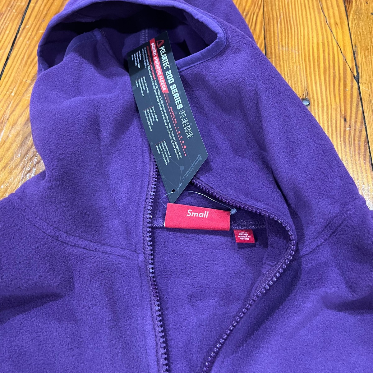 Supreme Polartec Facemask Half Zip Hooded Sweatshirt Dark Purple