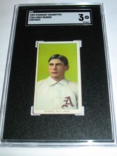 1909 T206 Chief Bender SGC 3 VG ~Piedmont 350 / 25 ~Philadelphia Athletics~