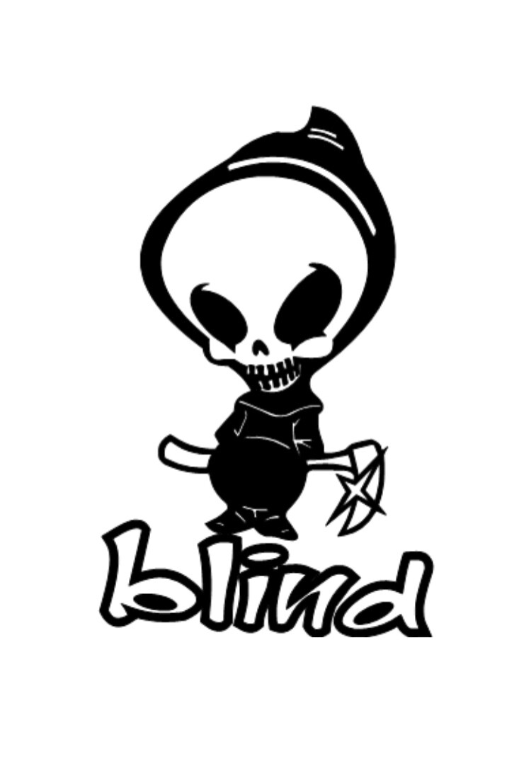 blind skateboards vinyl decal sticker skateboarding classic stickers