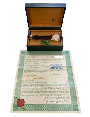 Vintage 1973 Rolex Oyster Perpetual 1005 14k Gold 34mm