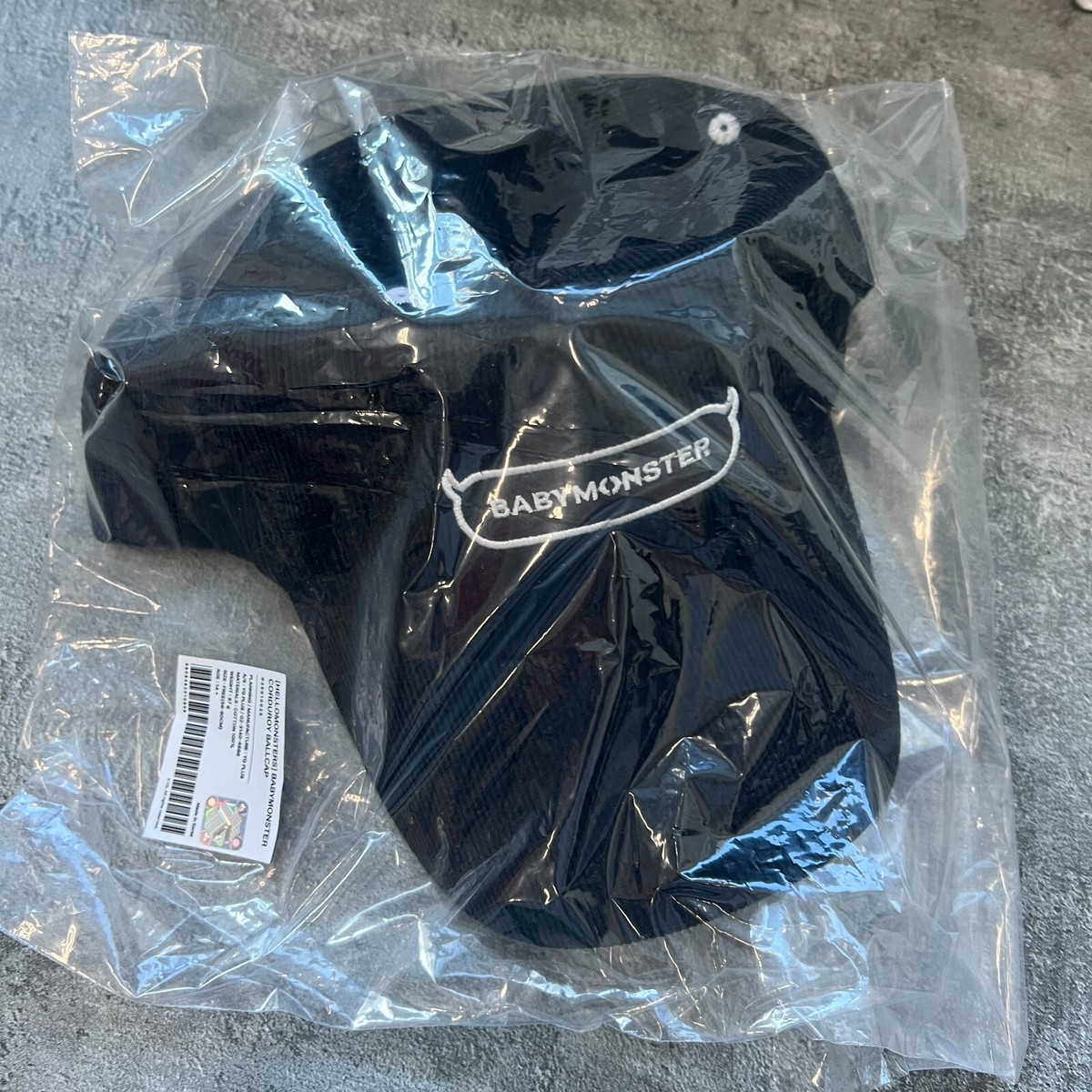 BABYMONSTER Hello Monsters CORDUROY BALL CAP Official KPOP | eBay