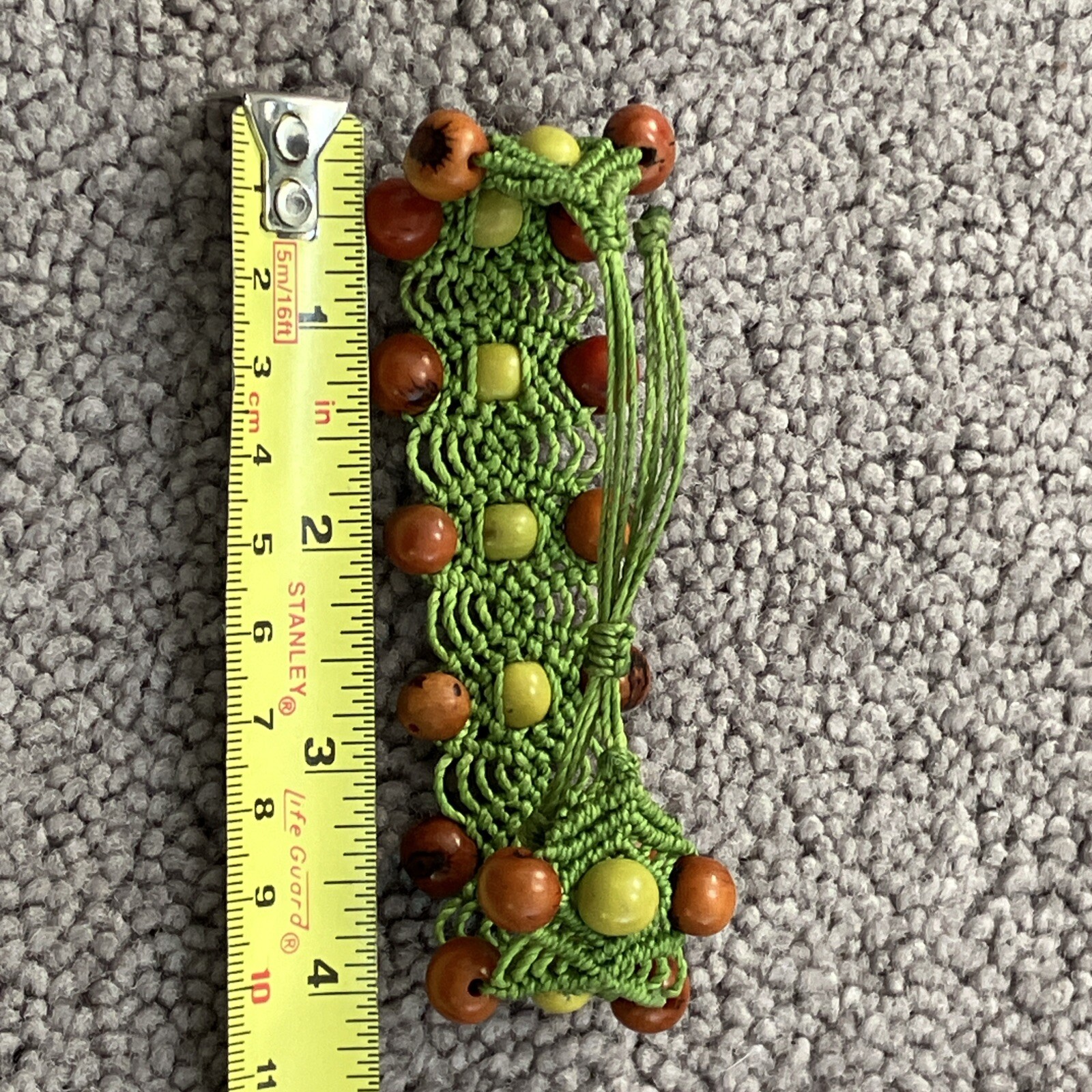 HANDMADE MINI MACRAME TYPE BEADED ADJUSTABLE BRAC… - image 23