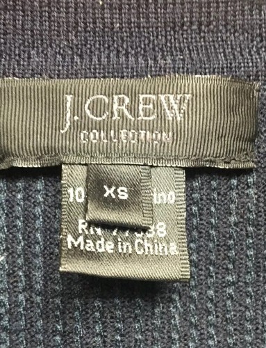 Cárdigan J CREW Collection Azul Marino Talla XS - Imagen 3 de 9