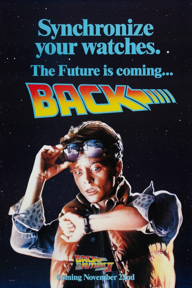 Back To The Future 2 Movie Poster 11X17 Marty McFly Michael J Fox