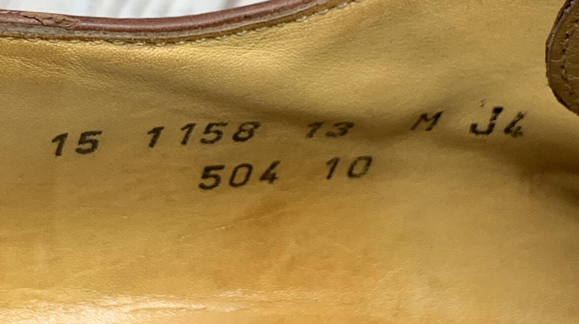 Johnston & Murphy Solid Brown Split Moc Toe Lace … - image 9