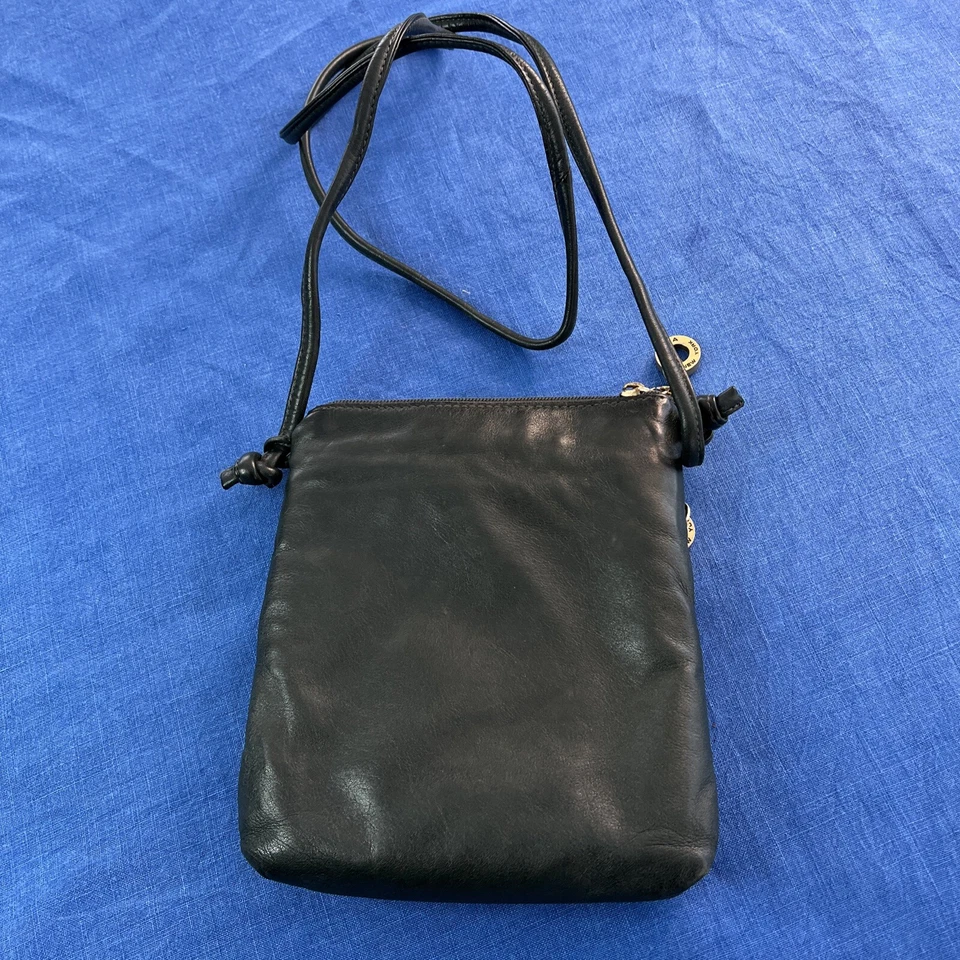 Perlina New York  crossbody leather purse Dark Green - Image 2 of 4