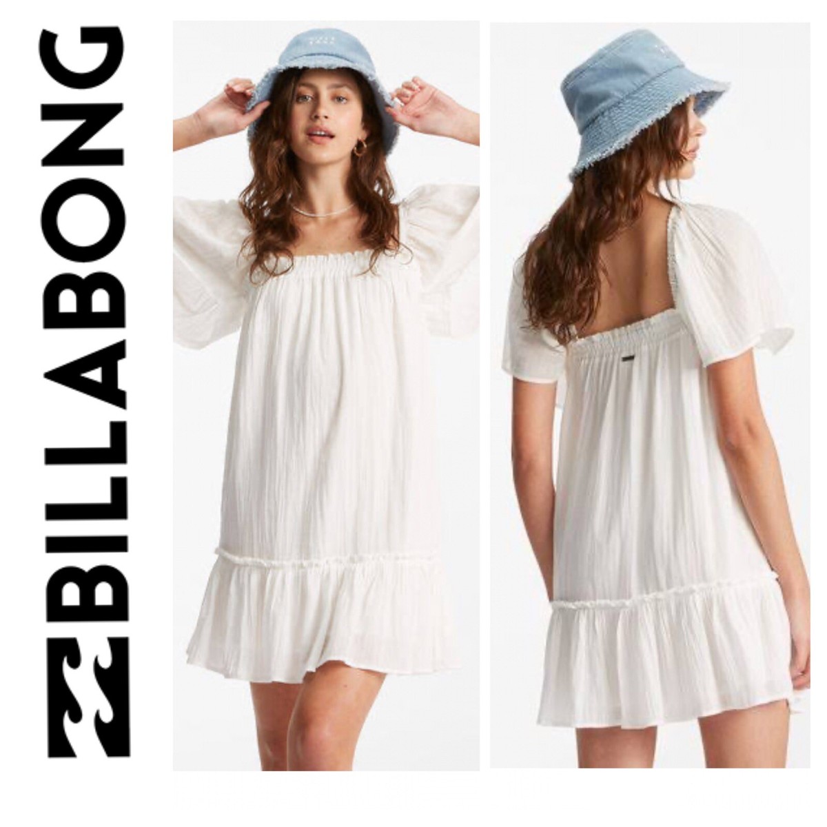 BNWT BILLABONG SHE'S A DOLL BABYDOLL DRESS (MEDIUM/10) RRP $90