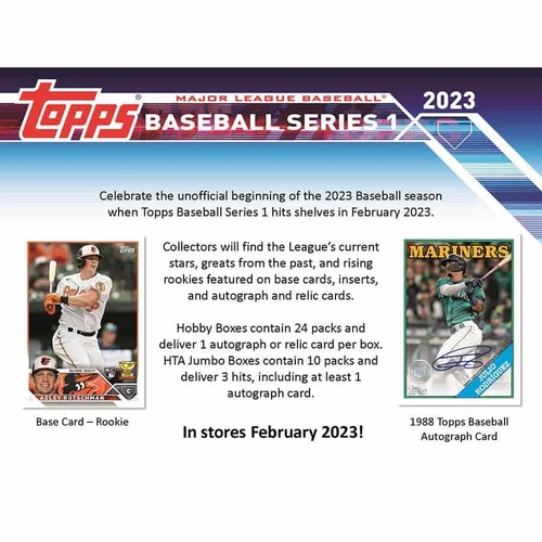 2023 Topps Series 1 Baseball Hobby HTA Jumbo FACTORY sealed NEW 23TOB1-J