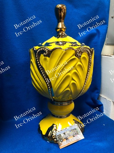 Tureen SOPERA TINAJA DE OSHUN OCHUN RELIGION YORUBA IFA SANTERIA . - Picture 2 of 6