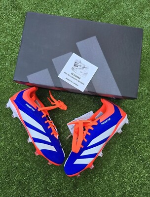 Adidas Predator Elite FT J FG tongue KIDS Size UK 5.5 Lucid Blue
