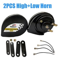 2PCS 12V Super Loud Train Horn Waterproof for Motorcycle Car Truck SUV Boat