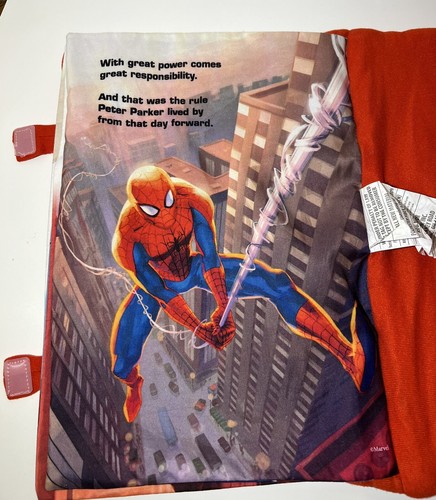 Soft Book SPIDERMAN STORYBOOK 14" Plush Marvel Ultimate Spider-man Peter Parker - Picture 7 of 8