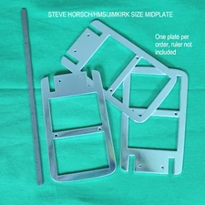 Star Trek, HMS Style Communicator Midplate Set, Mirror Polished F&B & EDGES