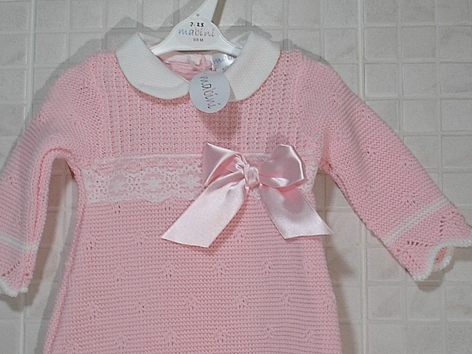 Spanish Style Baby Girl Knitted Dress 