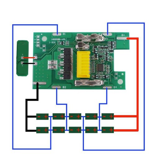 BL1830 10 Cell 21700 Lithium Battery PCB Board Housing Kit BL1845 For Makita New - Picture 4 of 9