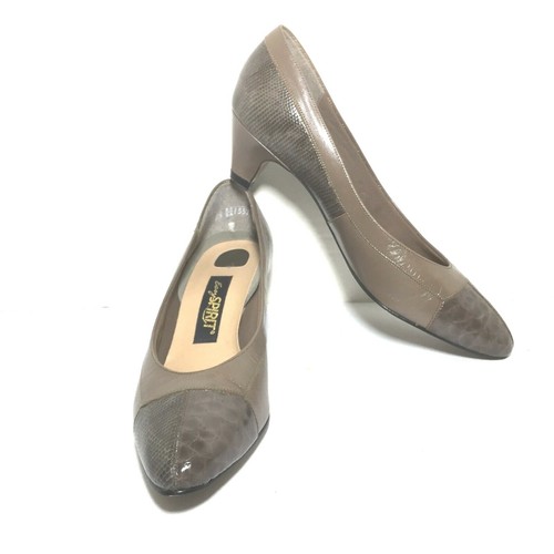 Women's VTG Easy Spirit Taupe Leather 