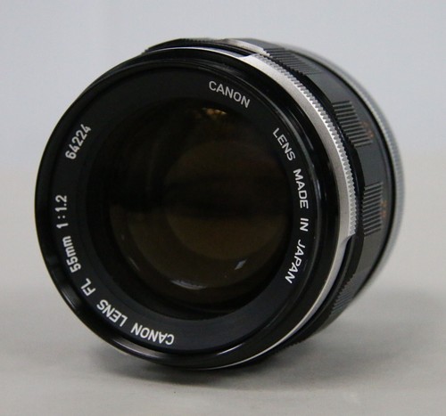 Canon FL 55mm f 1.2 Fast Prime Lens with filter + Case and Hood - Excellent - Picture 2 of 16