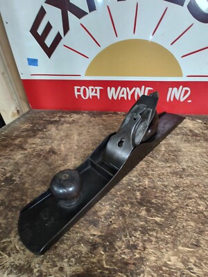 STANLEY BAILEY NO 7 SMOOTH BOTTOM WOODWORKING PLANE  With 92 Logo Blade 