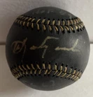 CARL YASTRZEMSKI Signed 4x INSCRBED Gold Stitched Baseball PSA/DNA Sticker MT9