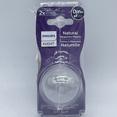 Philips Avent Natural Response Nipple Flow 0m 4 Pack