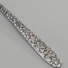 National NARCISSUS  Stainless Deco Flatware Silverware Repousse  UCHOOSE  1590