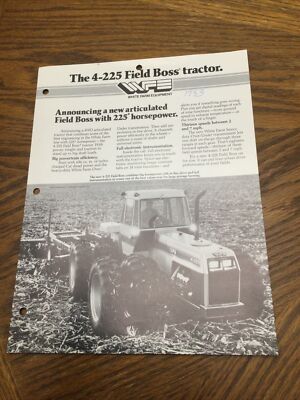 White 4-225 Tractor Brochure