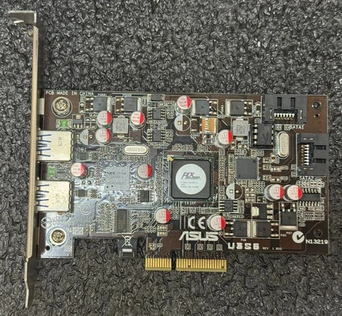 Asus U3S6 USB 3.0 SATA 6Gb/s PCIe Computer Controller Add on Card Pcie X4
