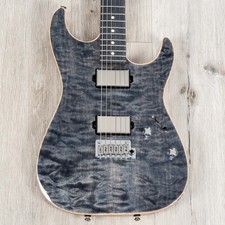 Anderson Guitarworks Drop Top Guitar, Reverse Headstock, Quilt Atlantic Storm