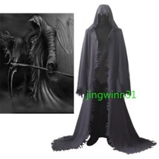 Grim Reaper Cosplay Costume Cloak Full Set Mask Halloween Custom Unisex Made New