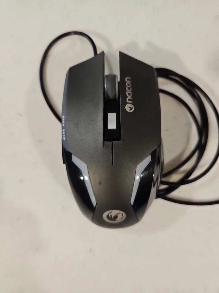 Nacon Wired Gaming Mouse 800-2400 DPI Used TESTED AND WORKS - Image 2 of 4
