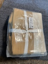 DOFASAYI Laundry Hamper 85L Large Laundry Basket Leather Handle Jute White