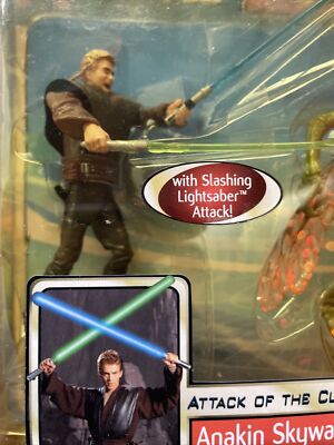 Star Wars Anakin Skywalker Slashing Light Sabers Action Figure